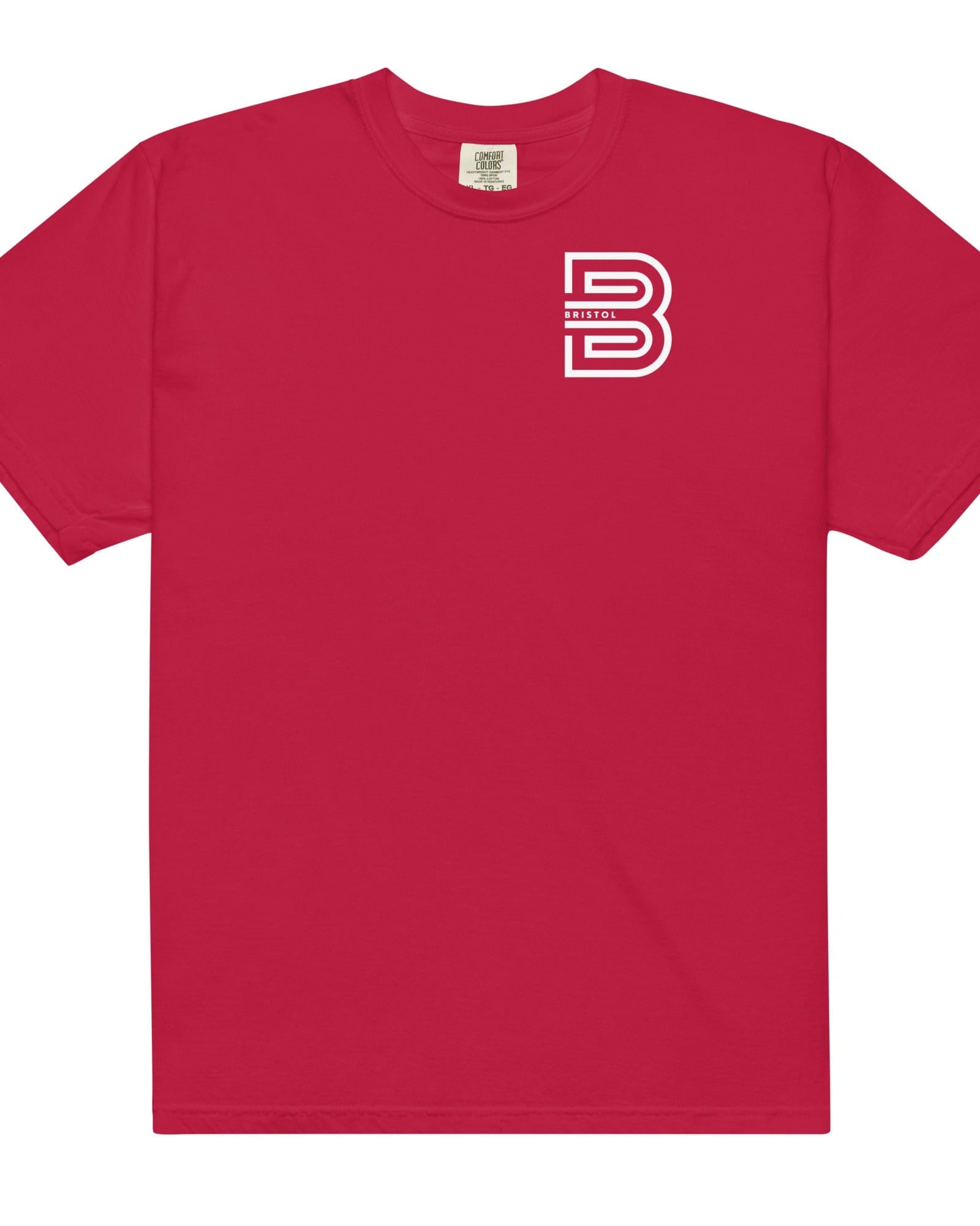 Bristol B T-shirt | Garment-dyed Heavyweight Red / S Shirts & Tops Jolly & Goode