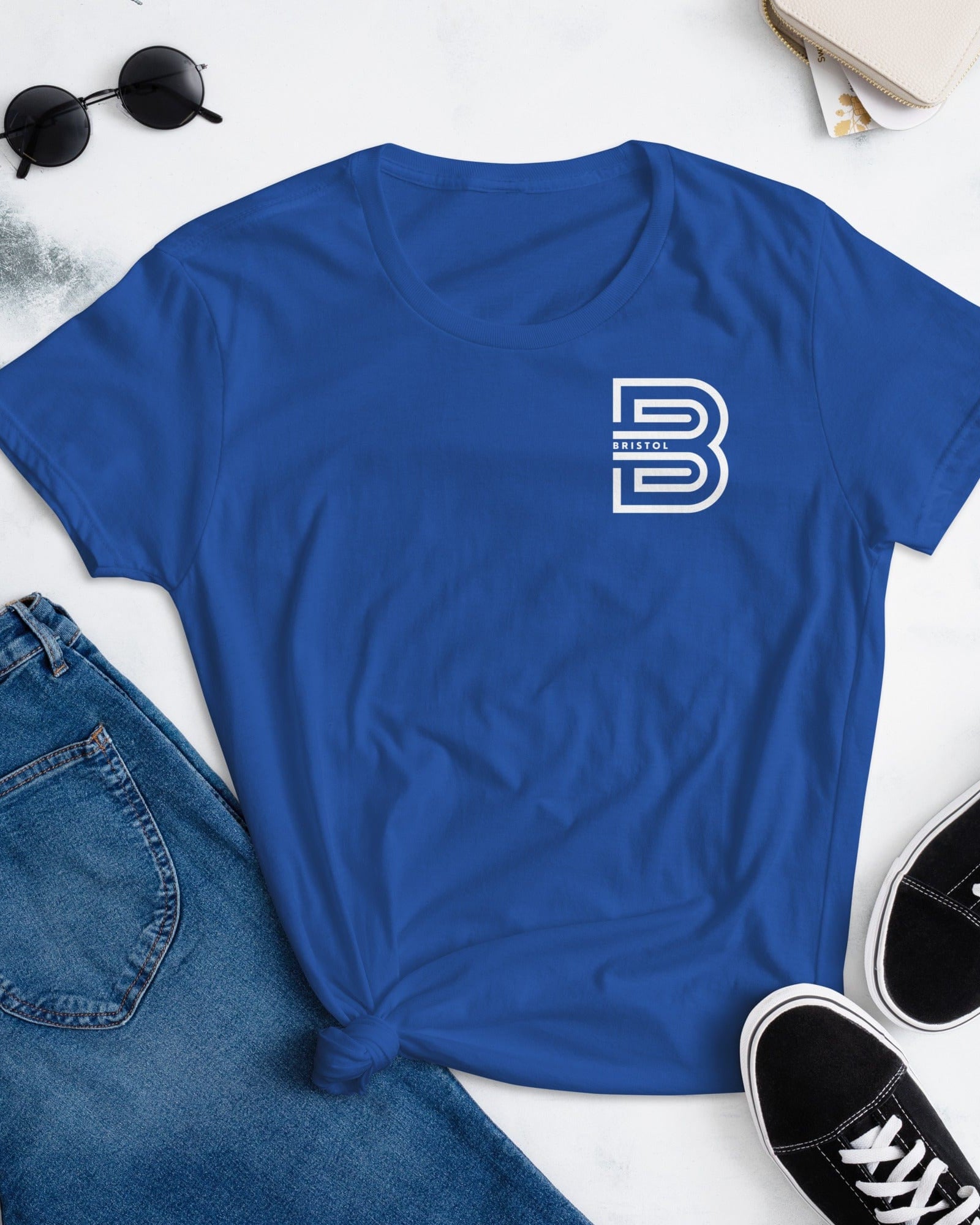Bristol B Women's T-shirt Royal Blue / S Shirts & Tops Jolly & Goode