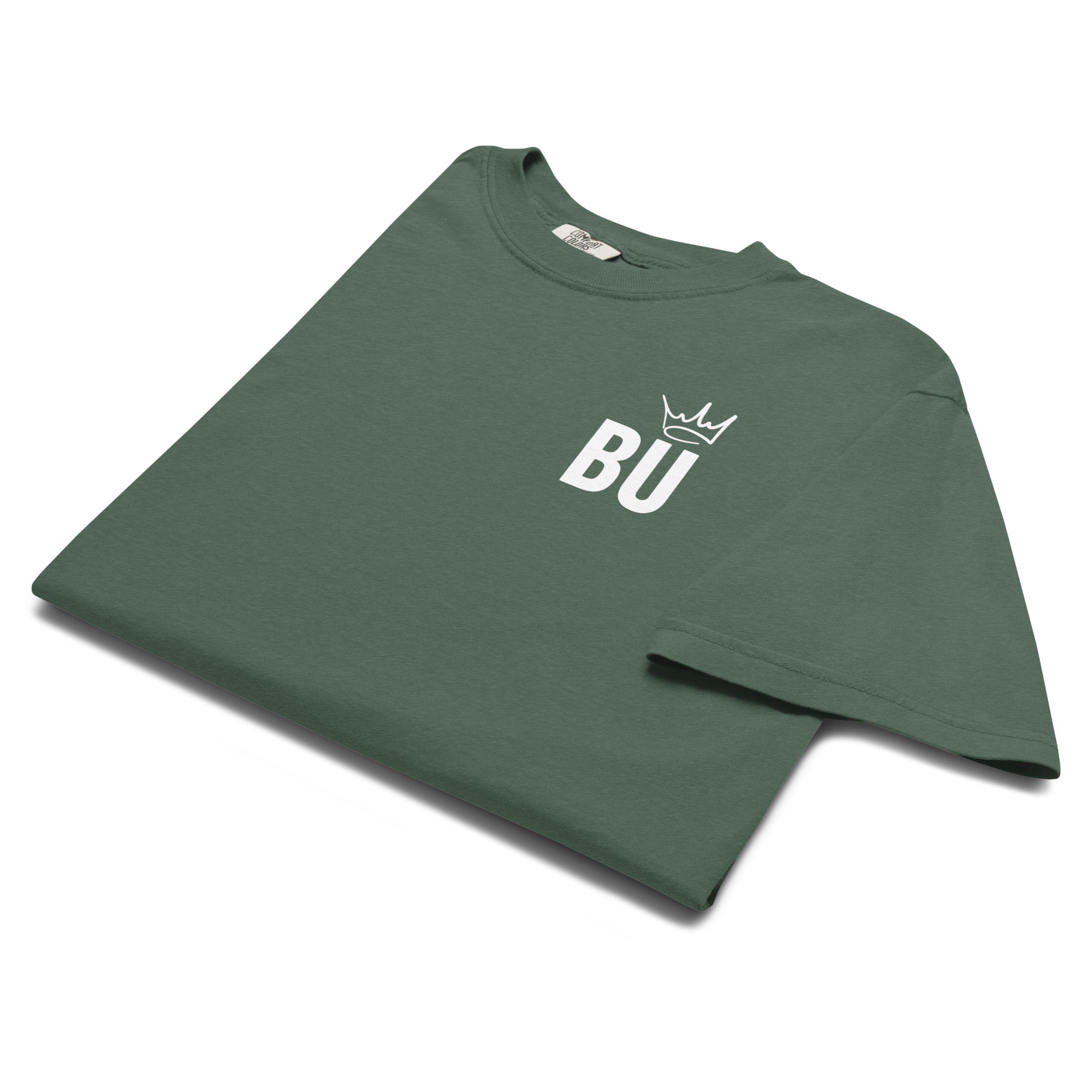 British Unicorn | BU Crown | Garment-dyed Heavyweight Tee.