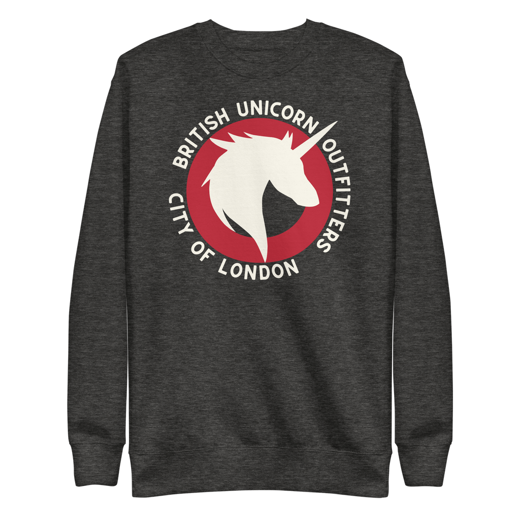 British Unicorn Outfitters Sweatshirt Charcoal Heather / S Sweatshirt Jolly & Goode