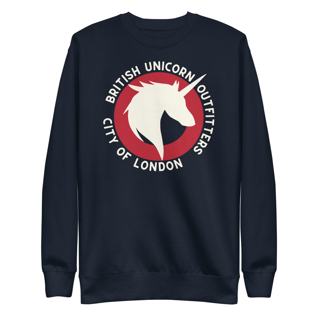 British Unicorn Outfitters Sweatshirt Navy Blazer / S Sweatshirt Jolly & Goode