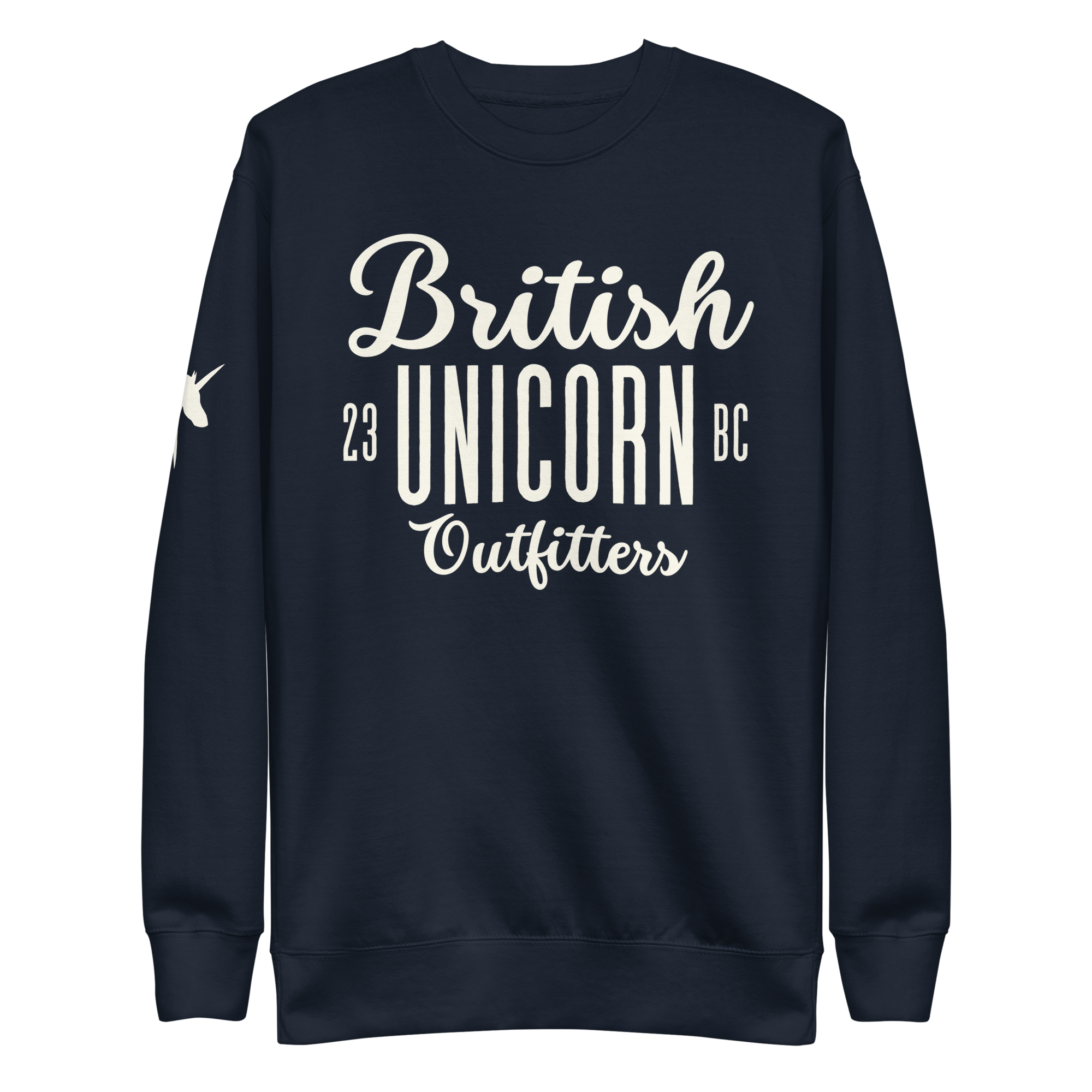 British Unicorn Outfitters Sweatshirt | Unisex Navy Blazer / S Sweatshirt Jolly & Goode