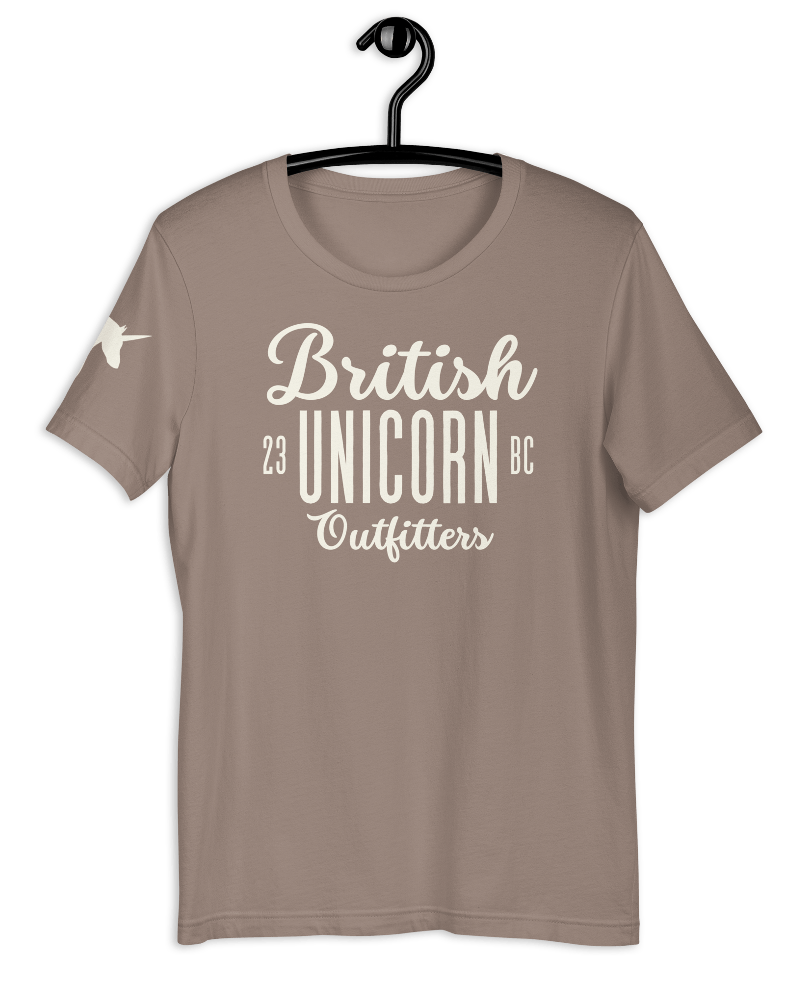 British Unicorn Outfitters T-shirt | Sleeve | Unisex Pebble / S Shirts & Tops Jolly & Goode