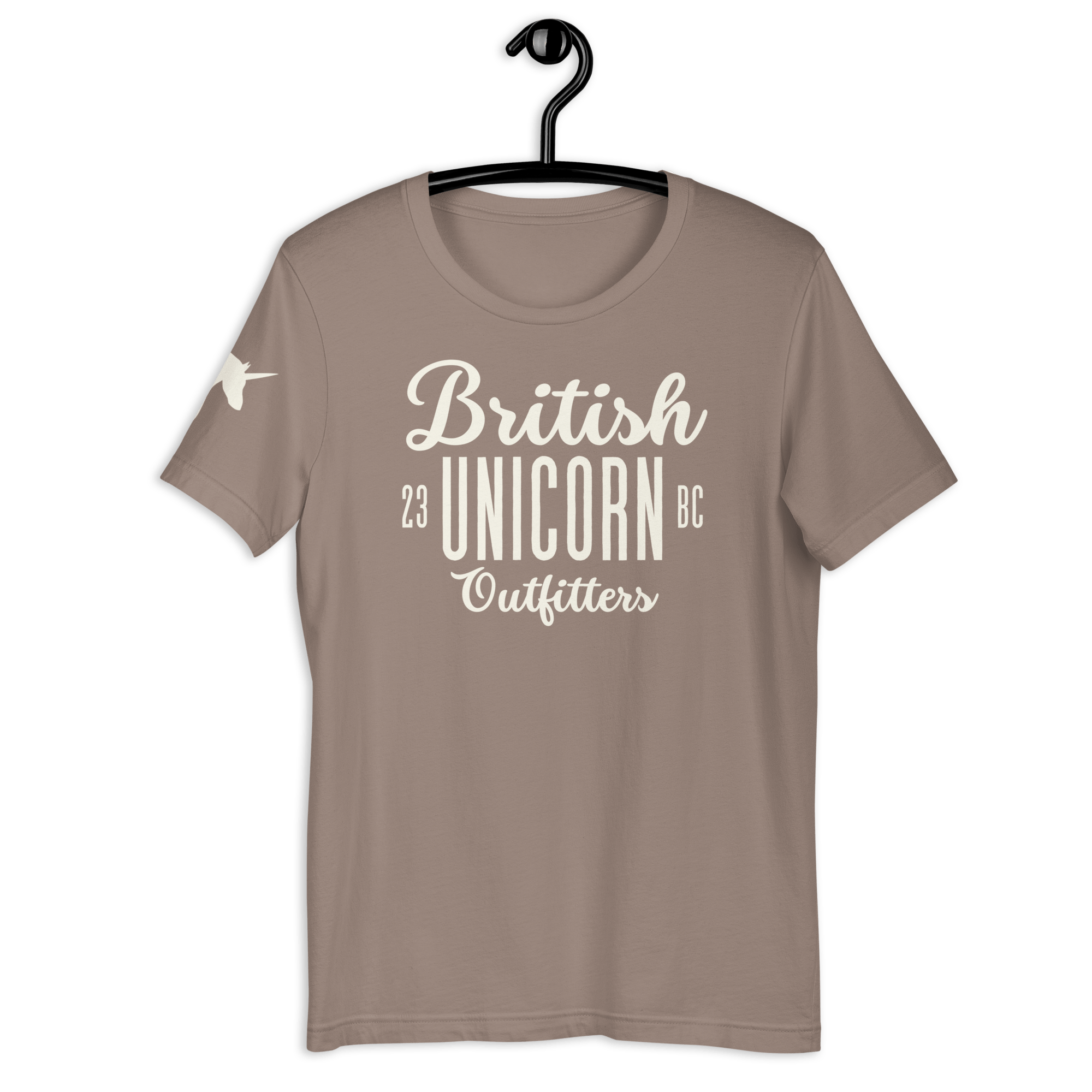 British Unicorn Outfitters T-shirt | Sleeve | Unisex Pebble / S Shirts & Tops Jolly & Goode