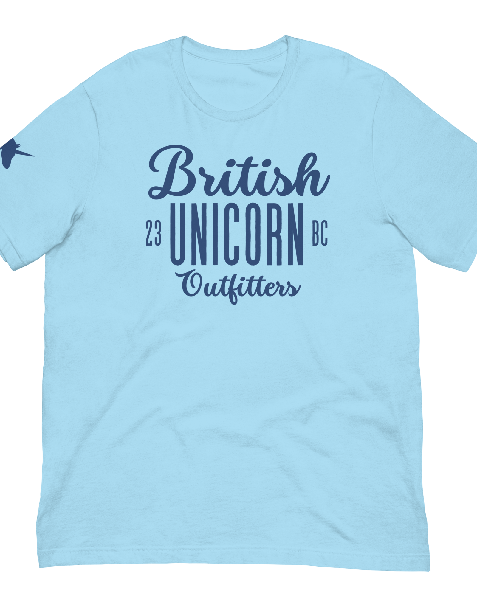 British Unicorn Outfitters T-shirt | Unisex Ocean Blue / S Shirts & Tops Jolly & Goode