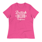 British Unicorn Outfitters Women's Relaxed T-Shirt Berry / S Shirts & Tops Jolly & Goode