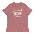 British Unicorn Outfitters Women's Relaxed T-Shirt Heather Mauve / S Shirts & Tops Jolly & Goode