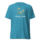 British Virgin Islands T-shirt Aqua Triblend / XS Shirts & Tops Jolly & Goode