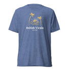 British Virgin Islands T-shirt Blue Triblend / XS Shirts & Tops Jolly & Goode