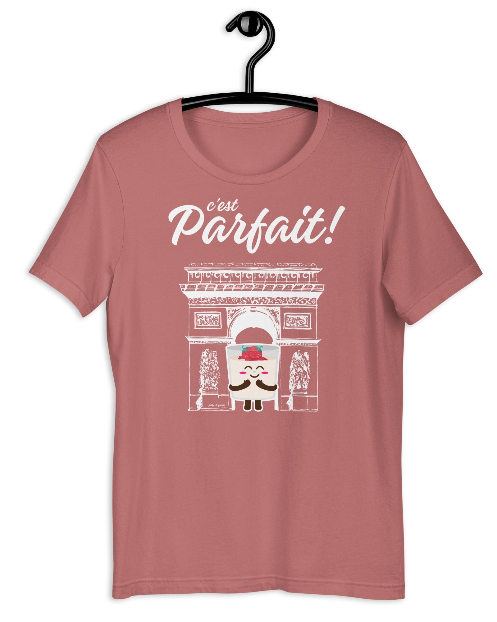 C'est Parfait! T-shirt | Parfait Arch Mauve / S Shirts & Tops Jolly & Goode