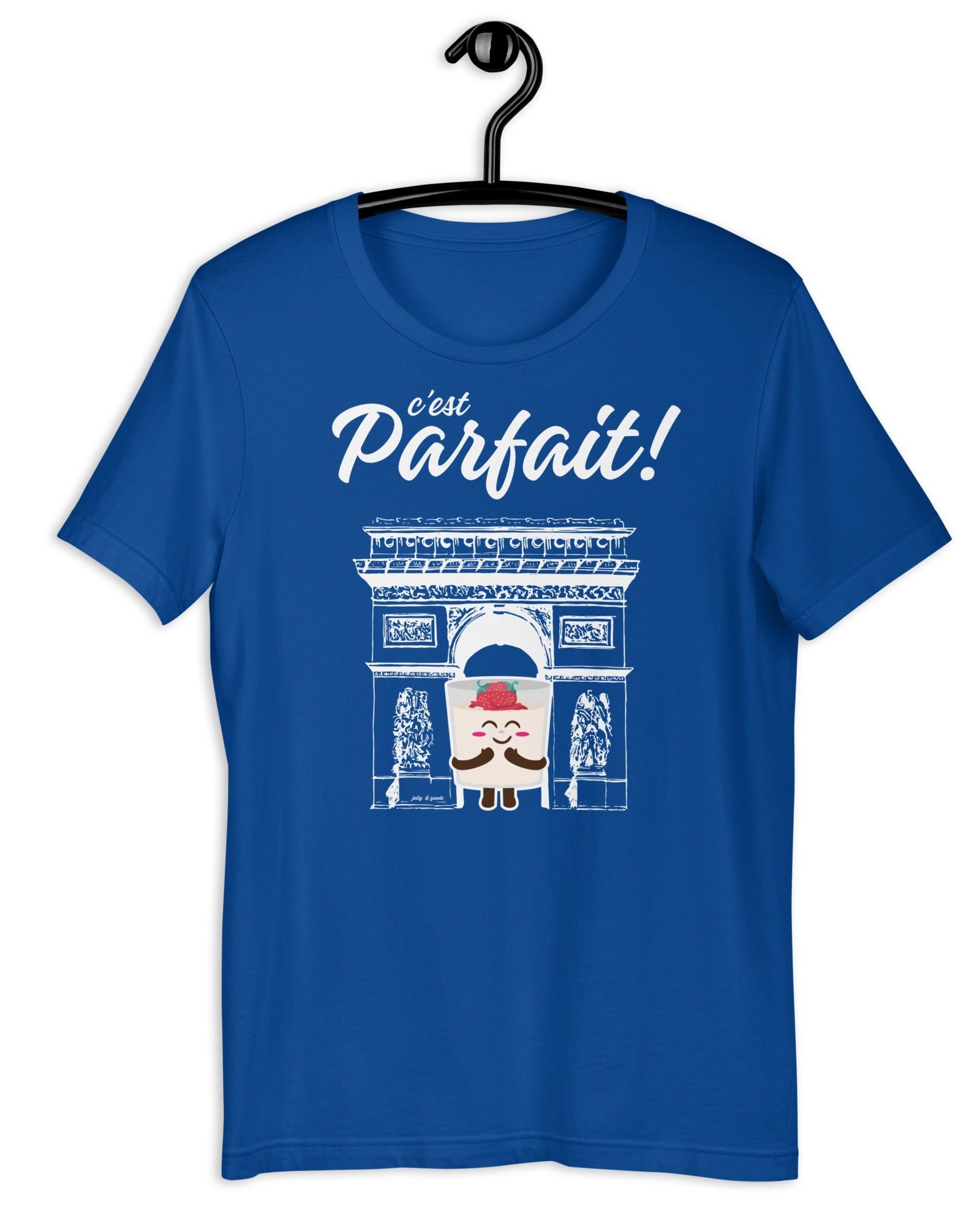 C'est Parfait! T-shirt | Parfait Arch True Royal / S Shirts & Tops Jolly & Goode