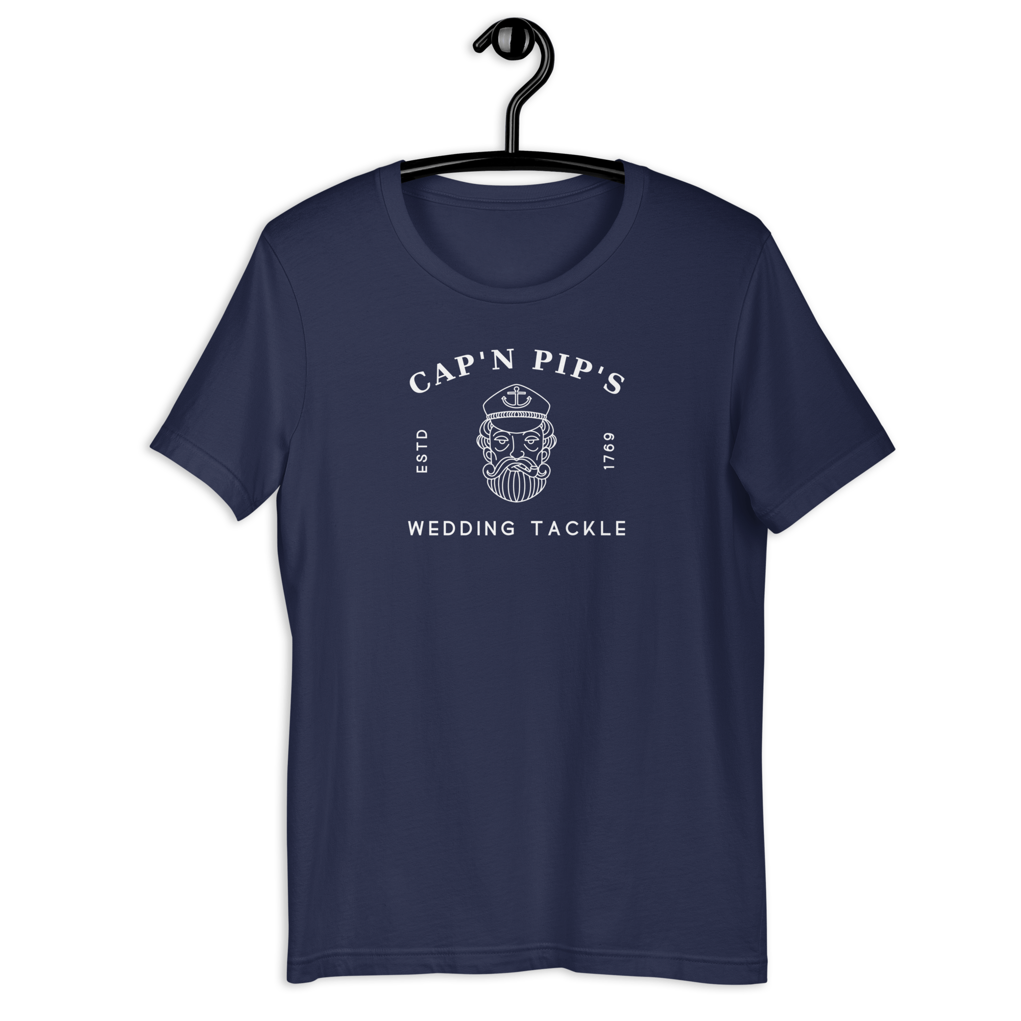 Cap'n Pip's Wedding Tackle T-shirt Navy / S Shirts & Tops Jolly & Goode
