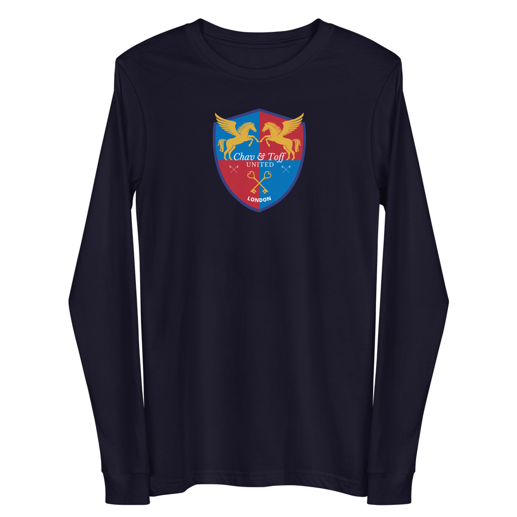 Chav & Toff United London Long Sleeve Shirt Navy / XS Shirts & Tops Jolly & Goode