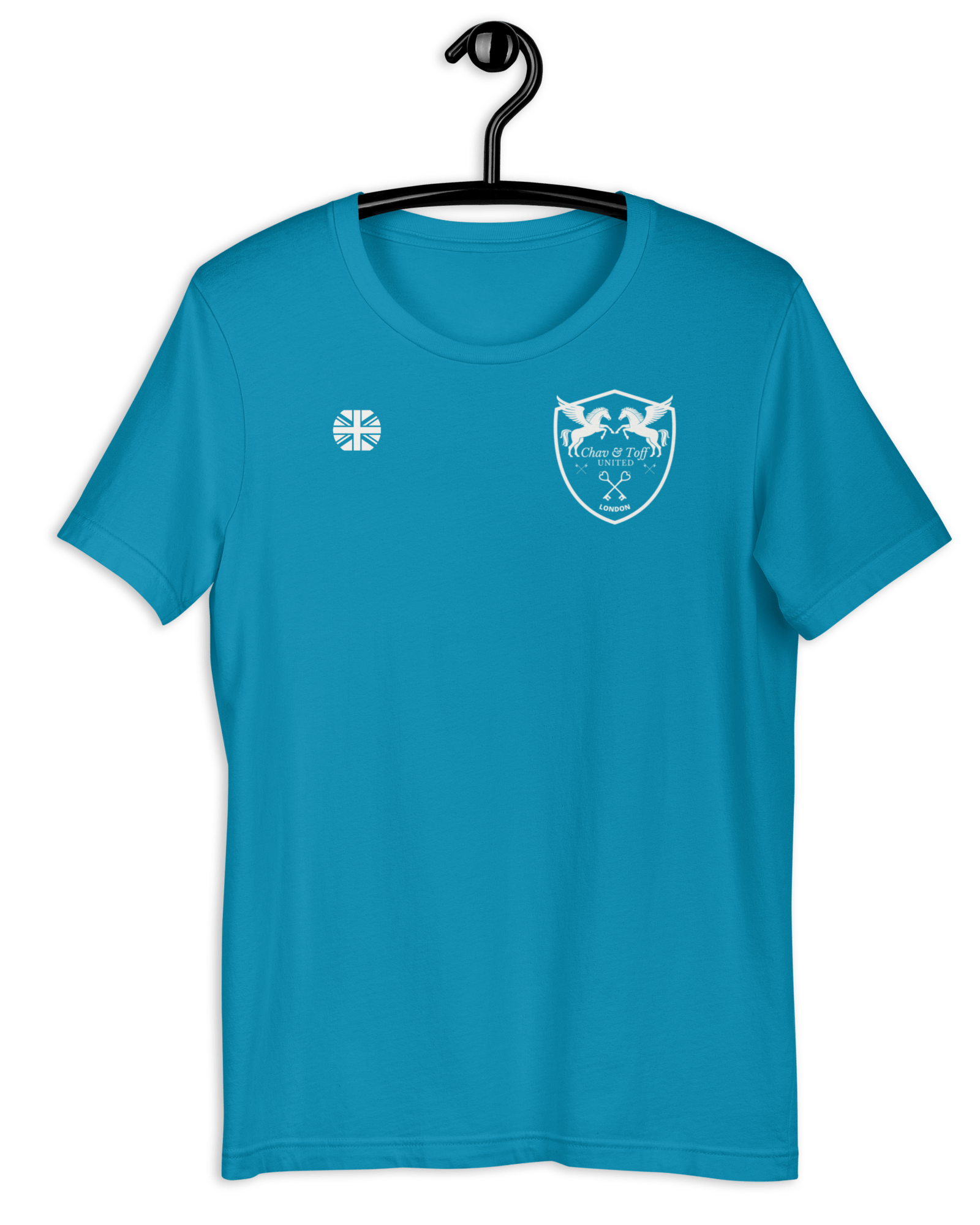 Chav & Toff United London T-shirt Aqua / S Shirts & Tops Jolly & Goode