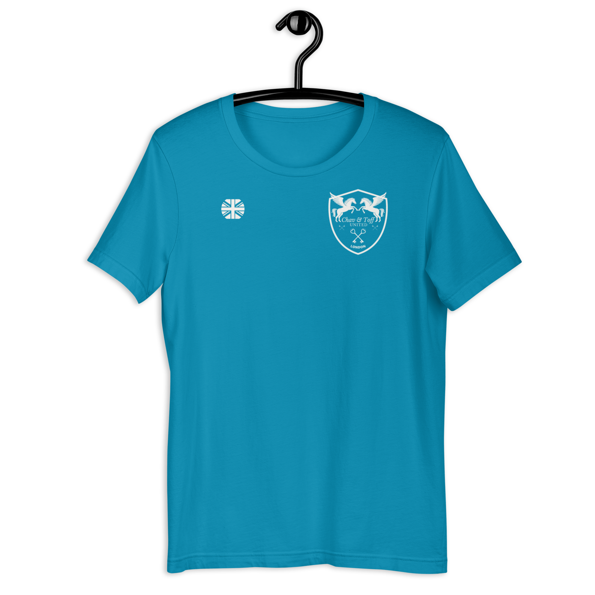 Chav & Toff United London T-shirt Aqua / S Shirts & Tops Jolly & Goode
