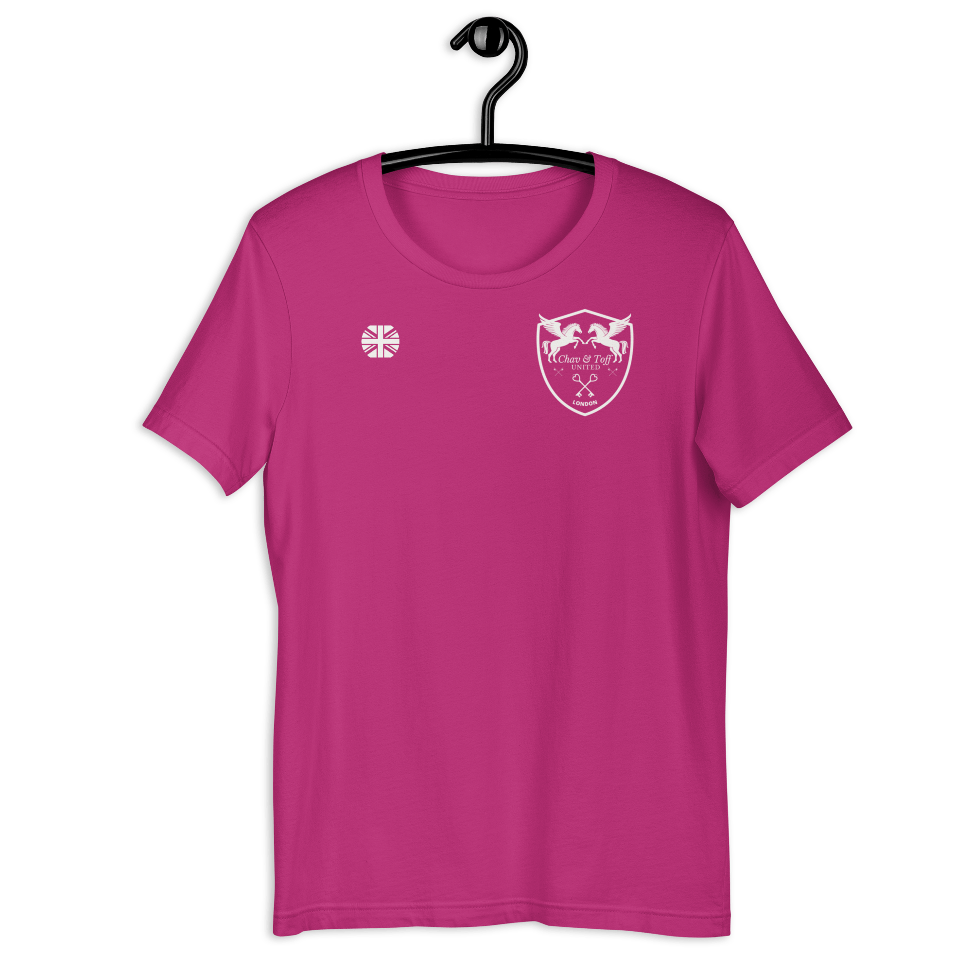 Chav & Toff United London T-shirt Berry / S Shirts & Tops Jolly & Goode