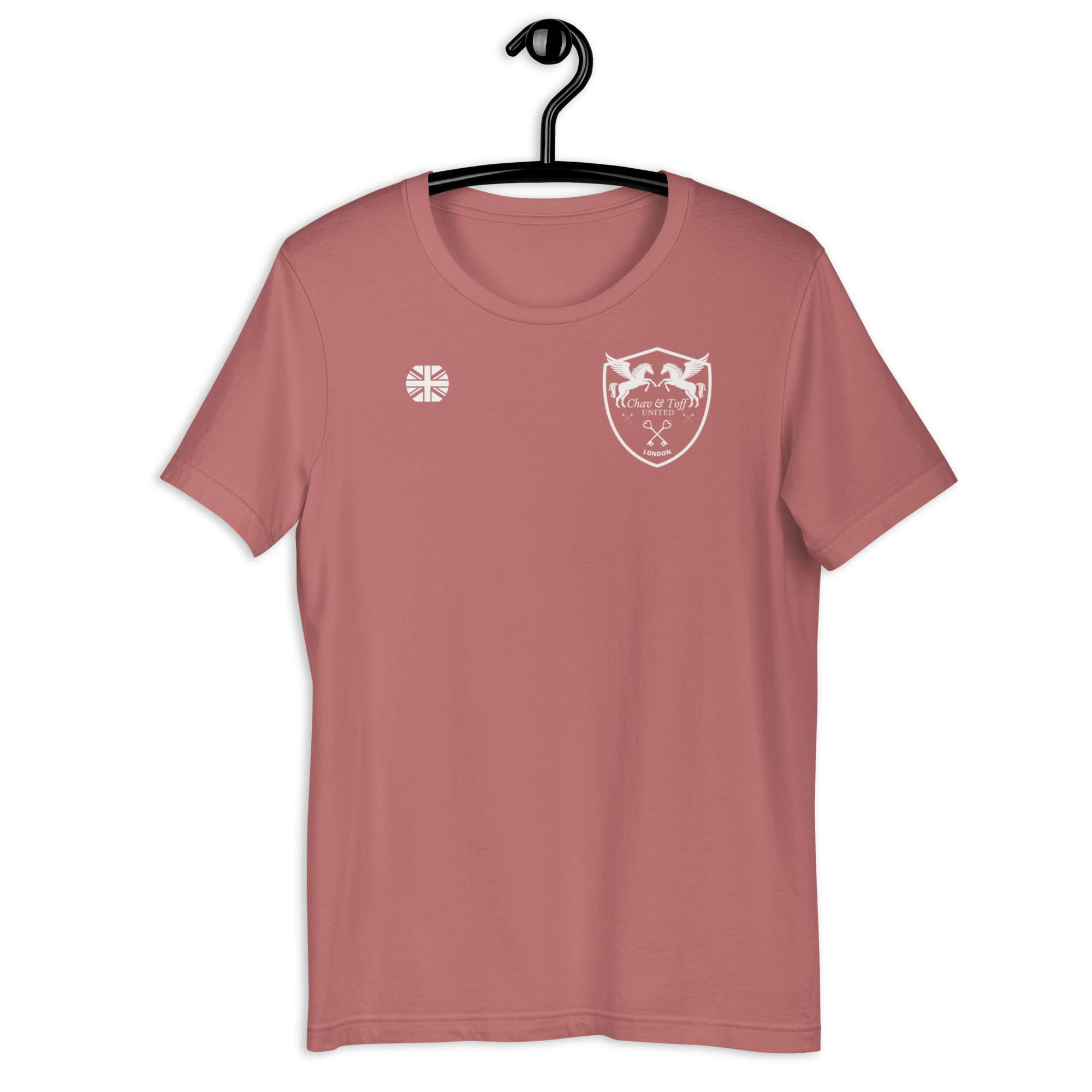Chav & Toff United London T-shirt Mauve / S Shirts & Tops Jolly & Goode