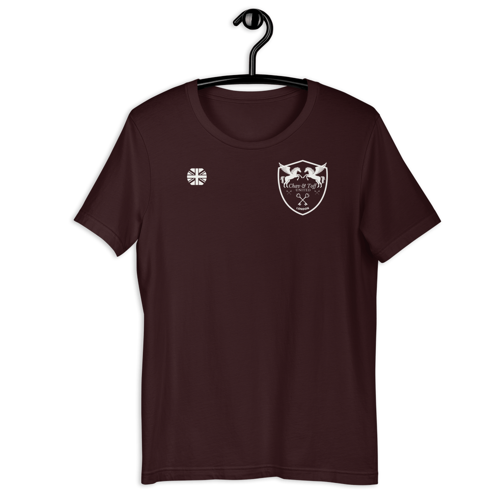 Chav & Toff United London T-shirt Oxblood Black / S Shirts & Tops Jolly & Goode