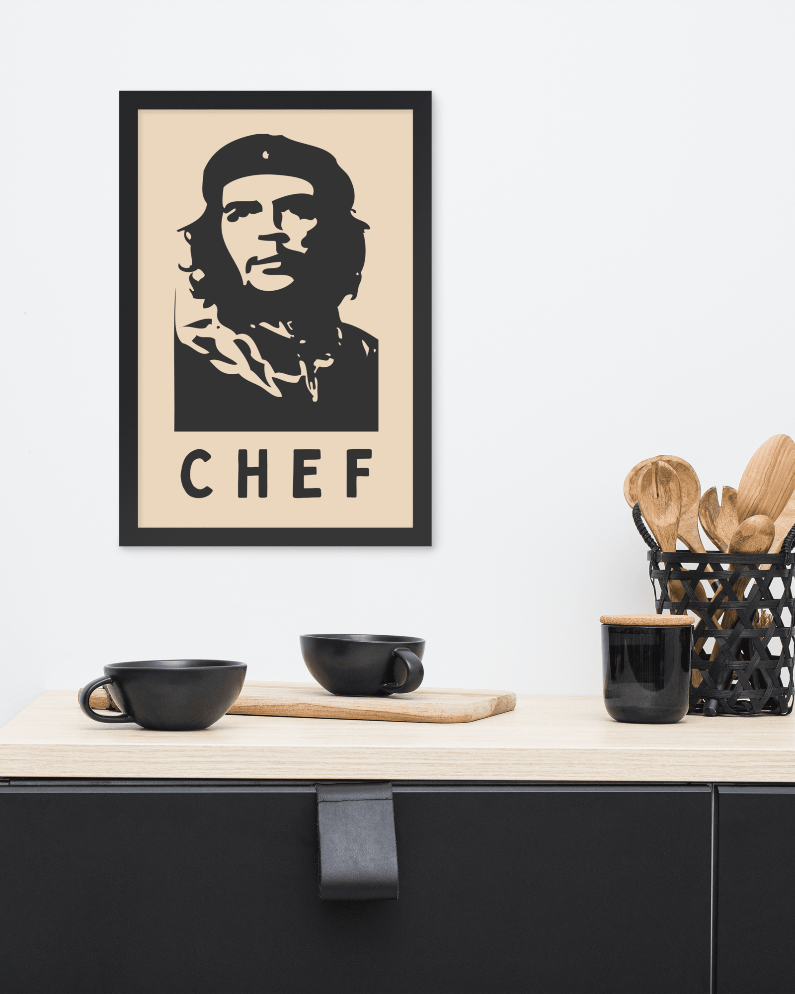 Chef Framed Photo Paper Poster 12″×18″ Jolly & Goode