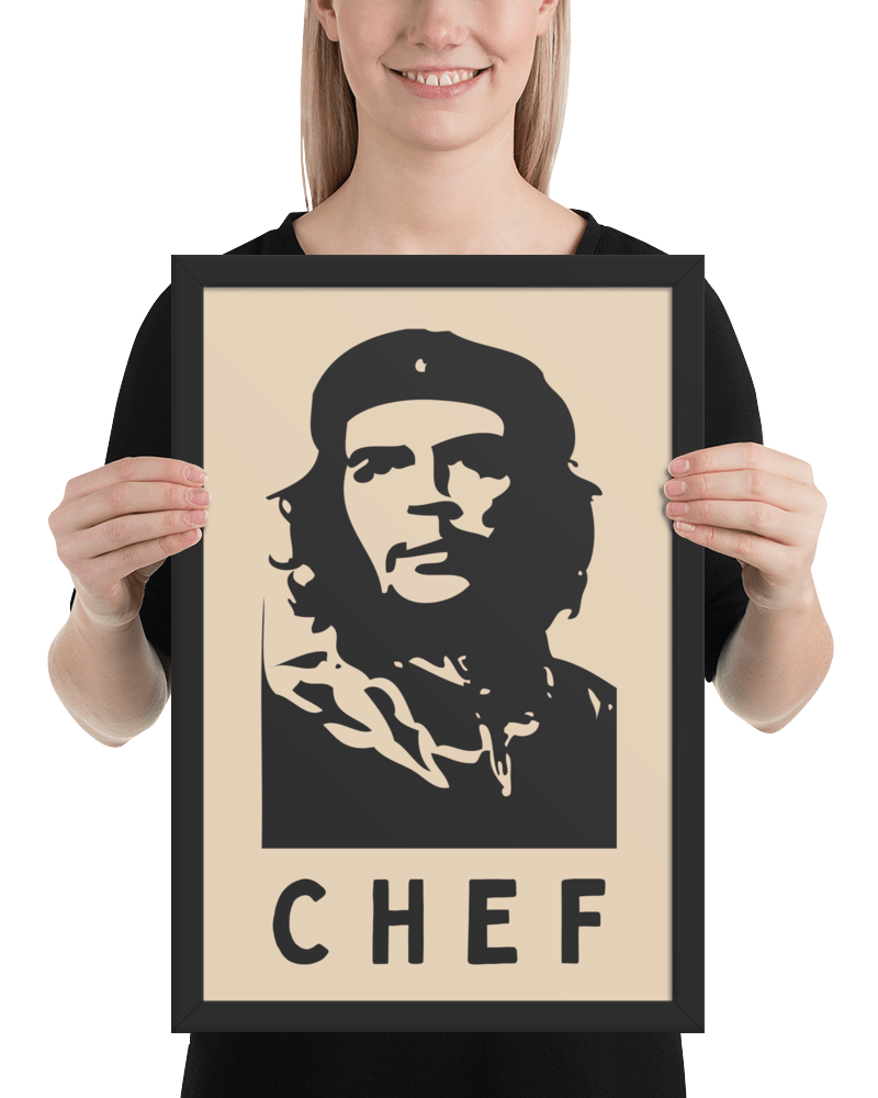 Chef Framed Photo Paper Poster Jolly & Goode