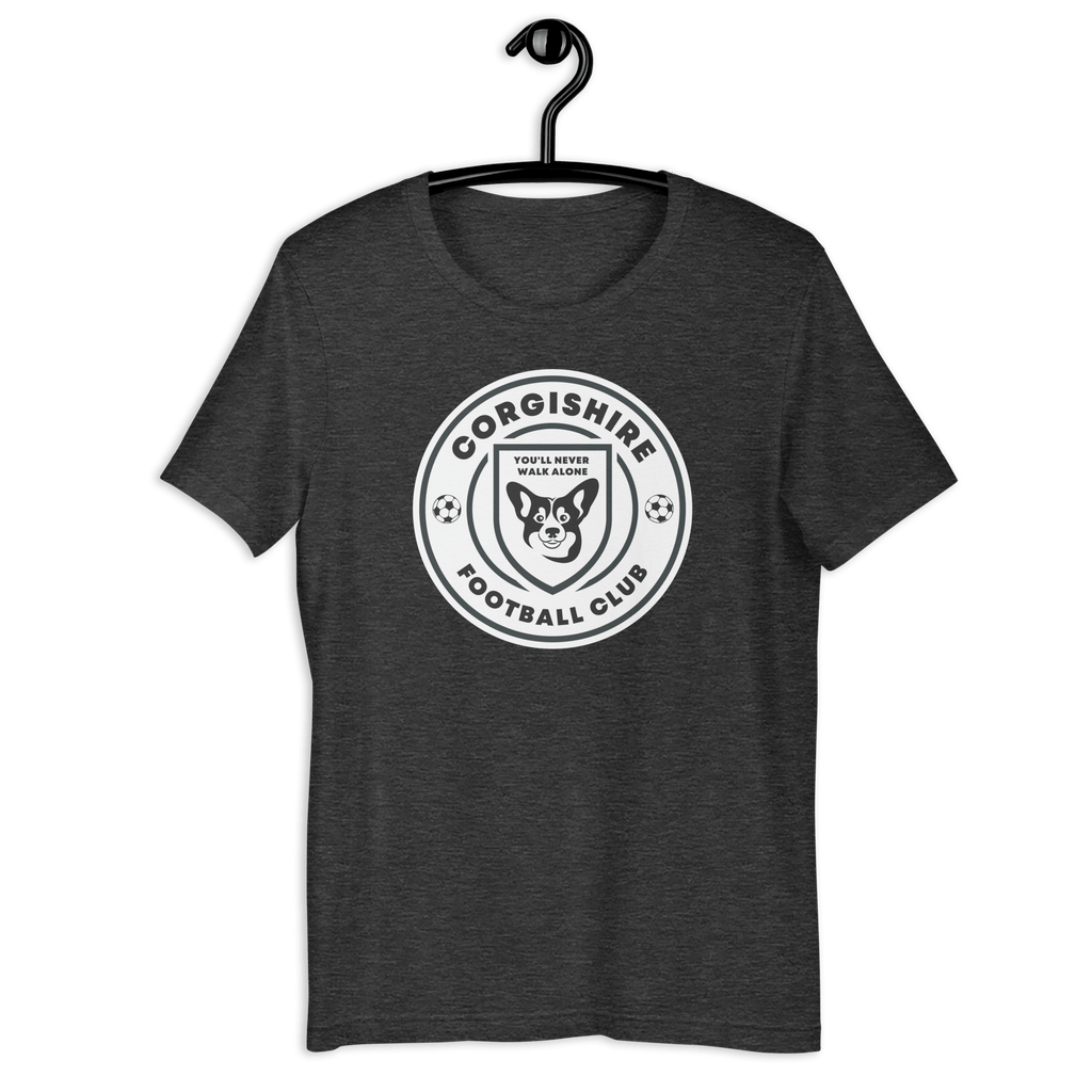 Corgishire FC T-shirt Dark Grey Heather / S Shirts & Tops Jolly & Goode