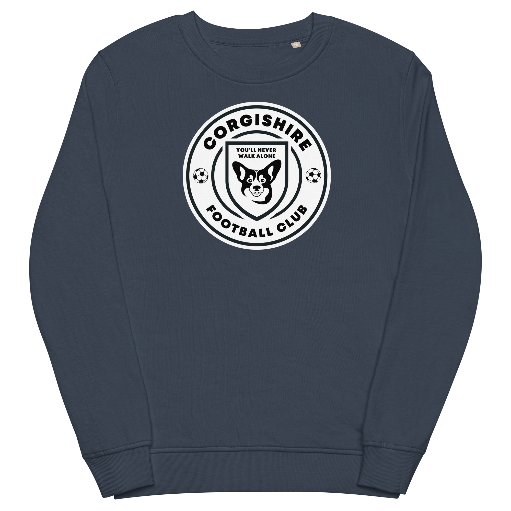 Corgishire FC Unisex Eco Sweatshirt French Navy / S Jolly & Goode