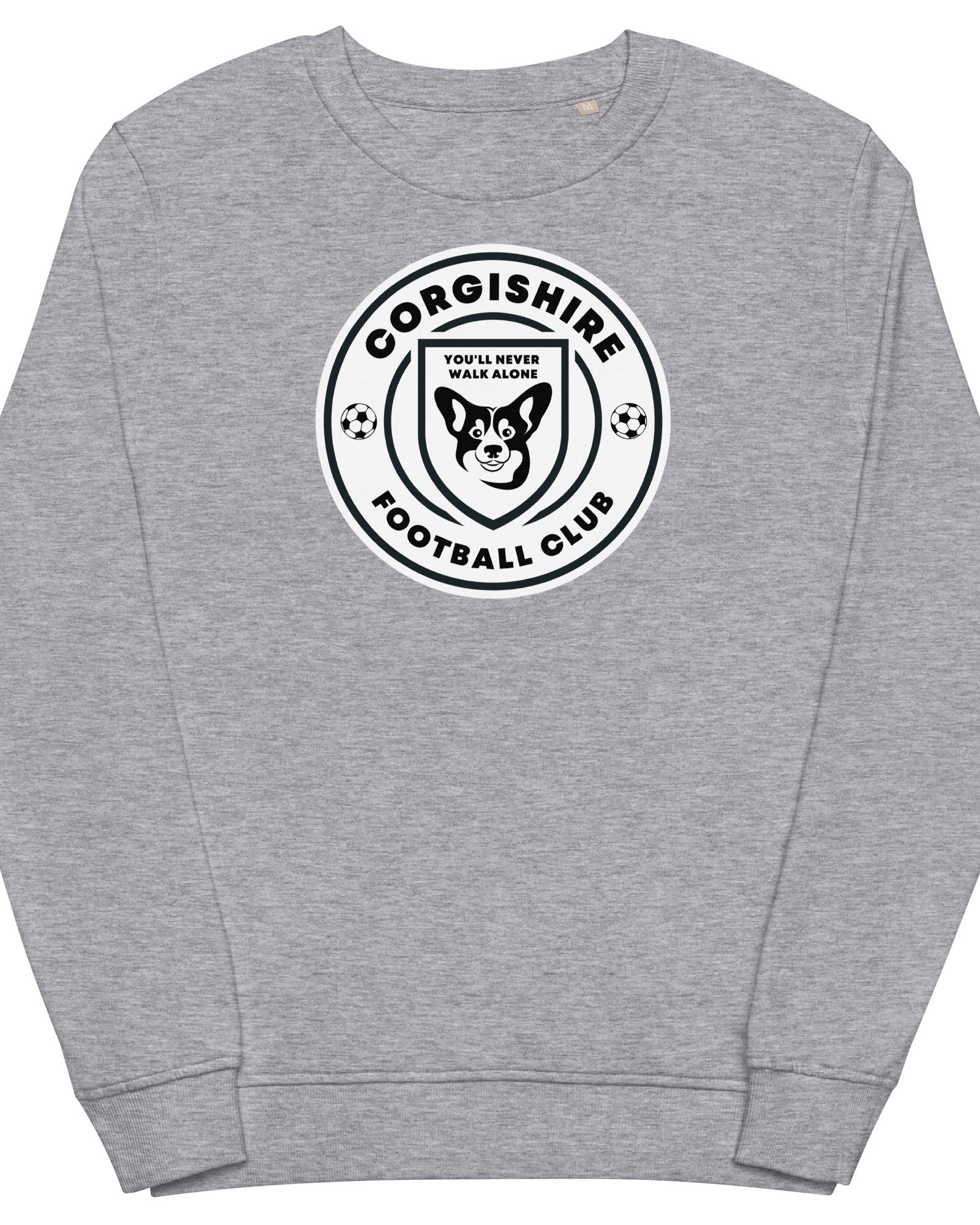 Corgishire FC Unisex Eco Sweatshirt Grey Melange / S Jolly & Goode