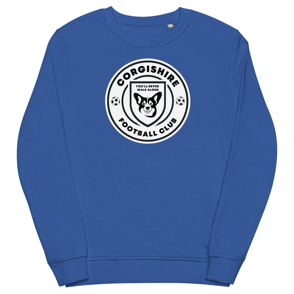 Corgishire FC Unisex Eco Sweatshirt Royal Blue / S Jolly & Goode