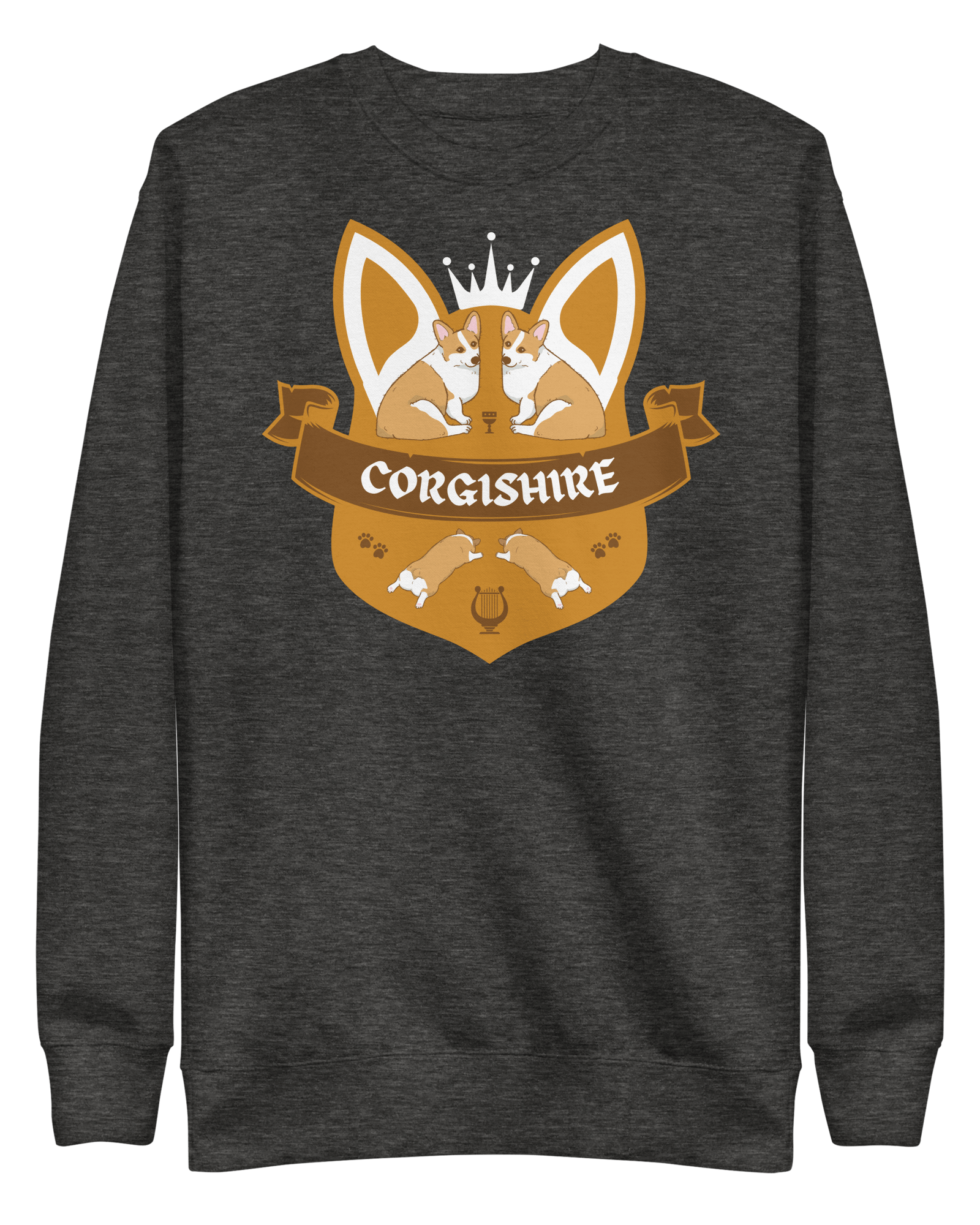 Corgishire Premium Sweatshirt Charcoal Heather / S Jolly & Goode