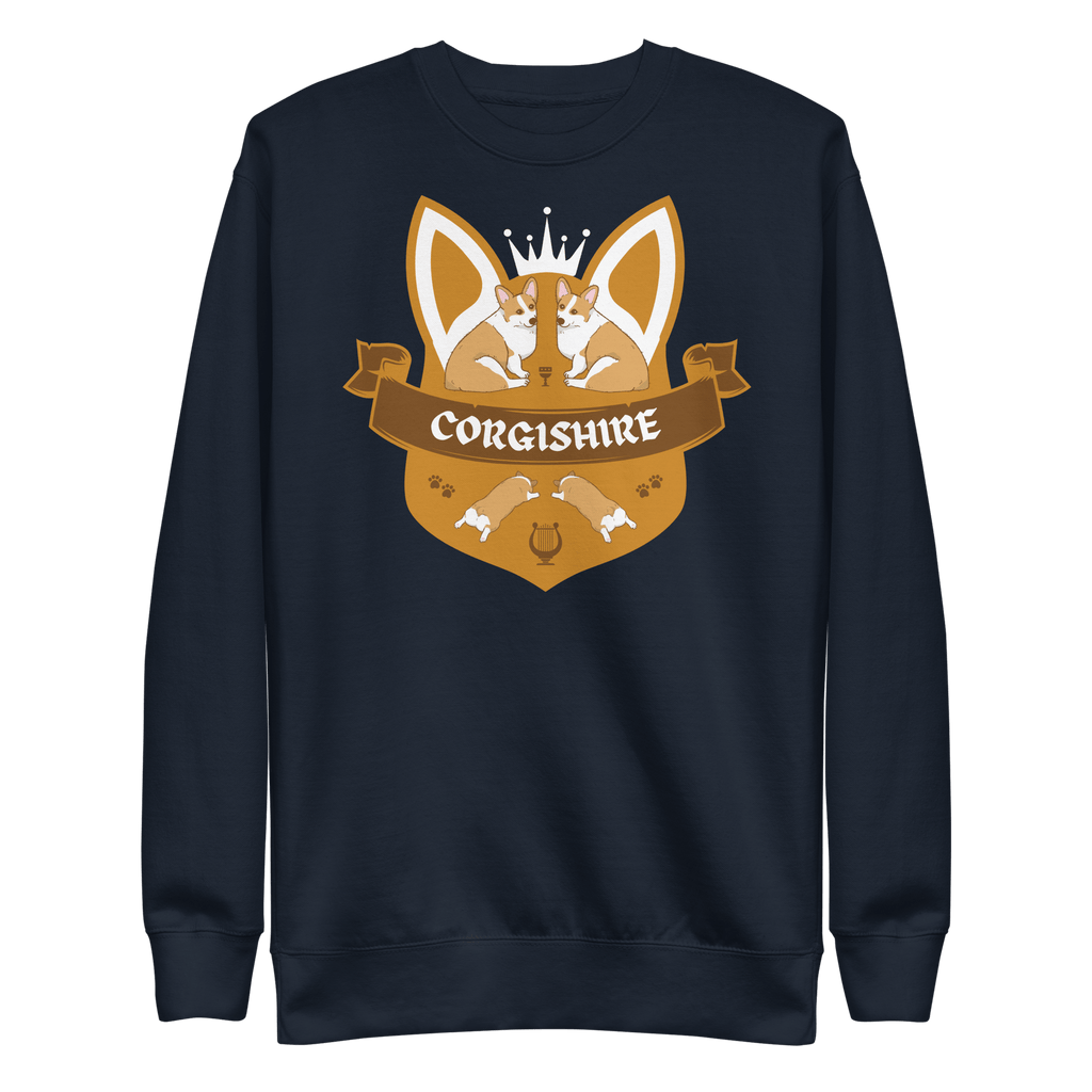 Corgishire Premium Sweatshirt Navy Blazer / S Jolly & Goode