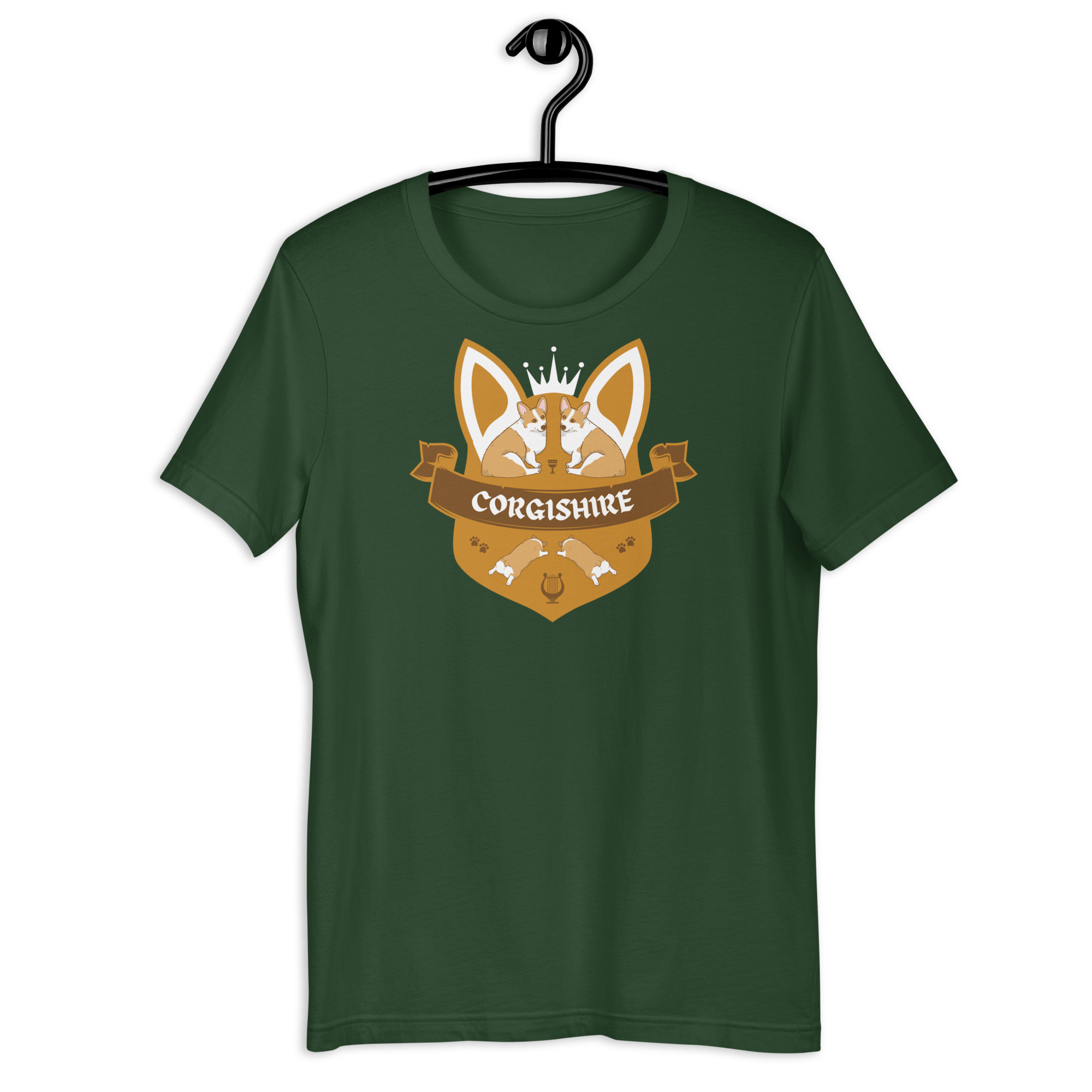 Corgishire T-shirt Forest / S Shirts & Tops Jolly & Goode