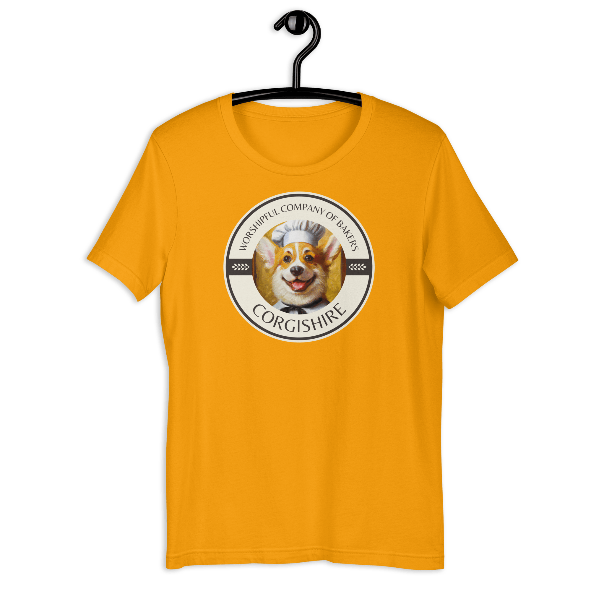 Corgishire Worshipful Company of Bakers T-shirt Gold / S Shirts & Tops Jolly & Goode