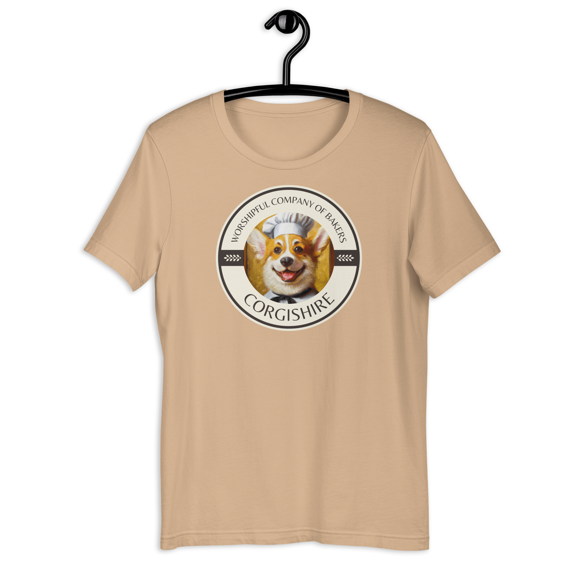 Corgishire Worshipful Company of Bakers T-shirt Tan / S Shirts & Tops Jolly & Goode
