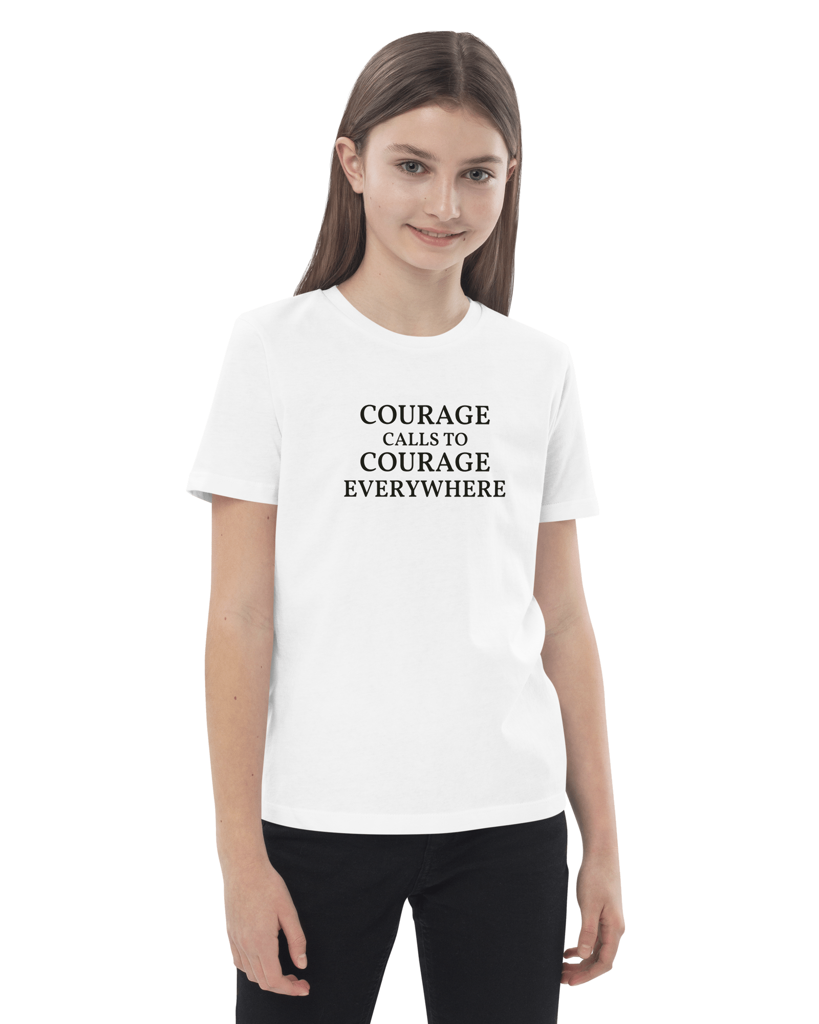 Courage Calls to Courage Everywhere | Organic Kids T-shirt Shirts & Tops Jolly & Goode