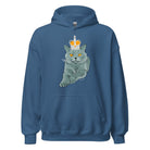 Crowned British Blue Shorthair Cat Hoodie.