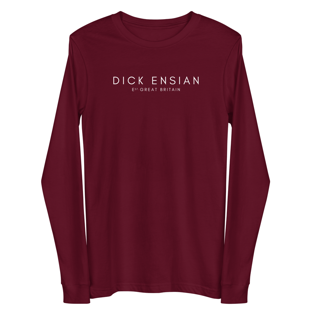 Dick Ensian Long Sleeve Shirt Maroon / XS Shirts & Tops Jolly & Goode