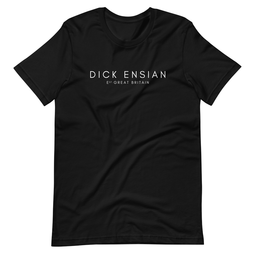 Dick Ensian T-Shirt Black / S Shirts & Tops Jolly & Goode