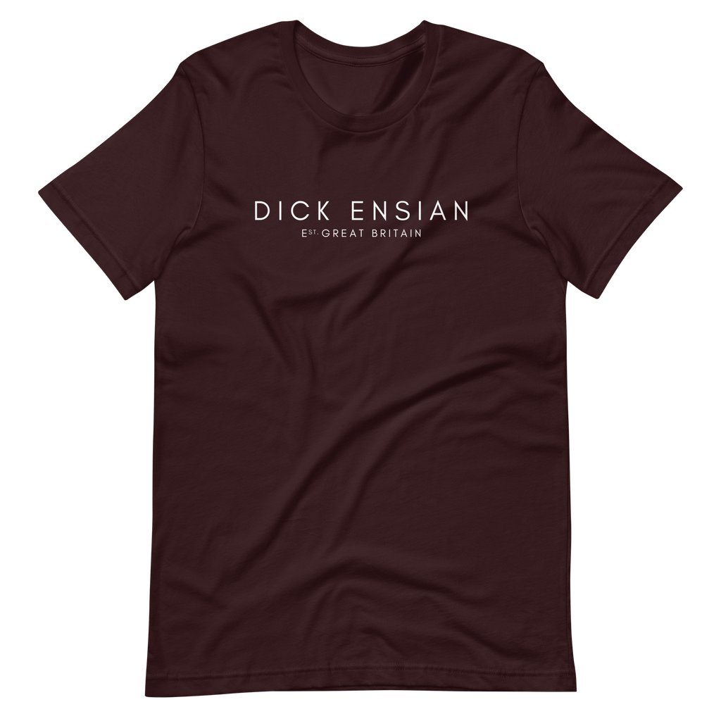 Dick Ensian T-Shirt Oxblood Black / S Shirts & Tops Jolly & Goode