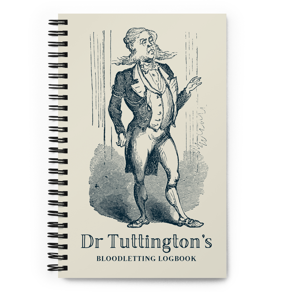 Dr Tuttington's Bloodletting Logbook Notebooks & Notepads Jolly & Goode
