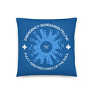 Emergency Screaming Pillow in Royally Screwed Blue Pillow Jolly & Goode