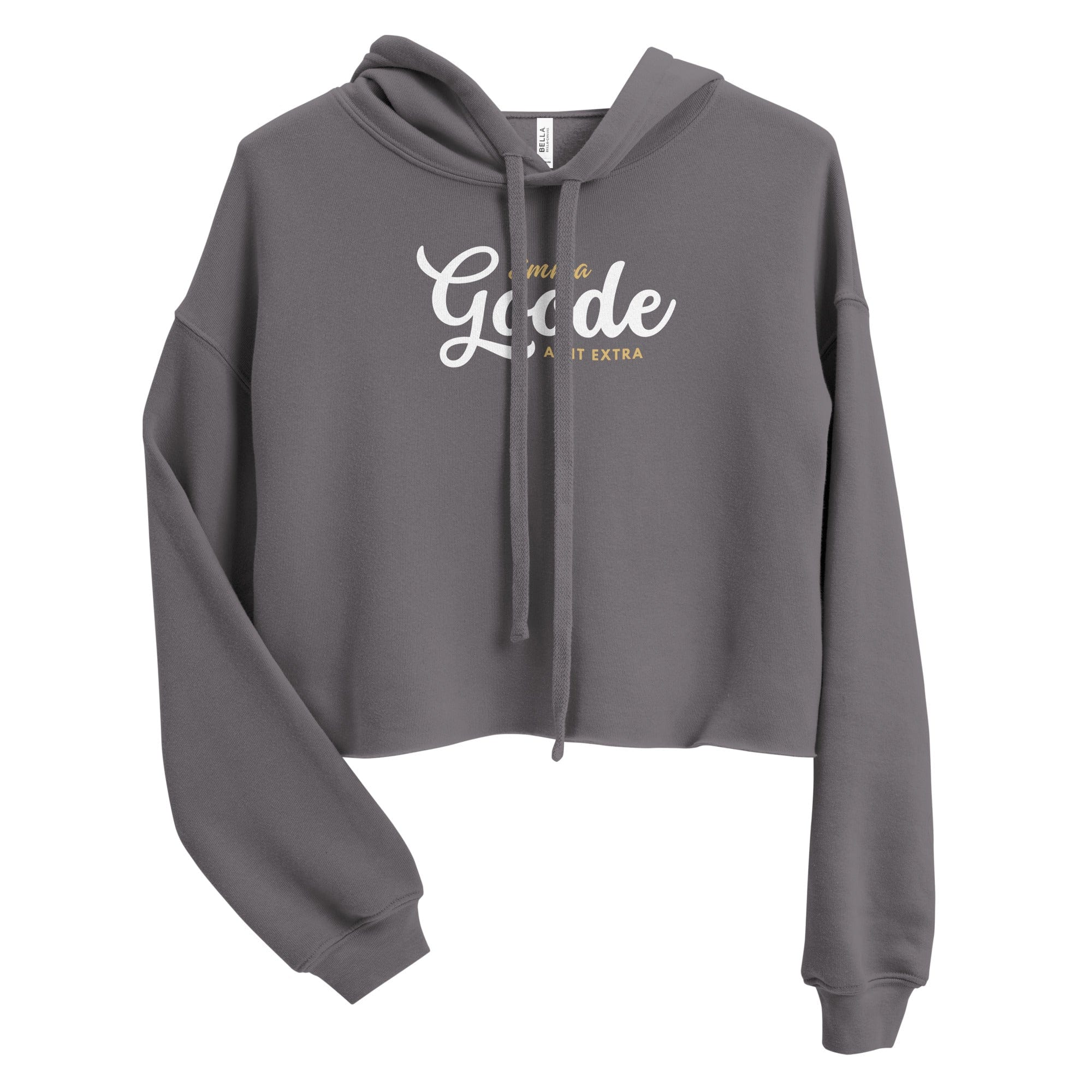 Emma Goode, A Bit Extra, Crop Hoodie.