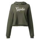 Emma Goode, A Bit Extra, Crop Hoodie Military Green / S Crop Hoodie Jolly & Goode