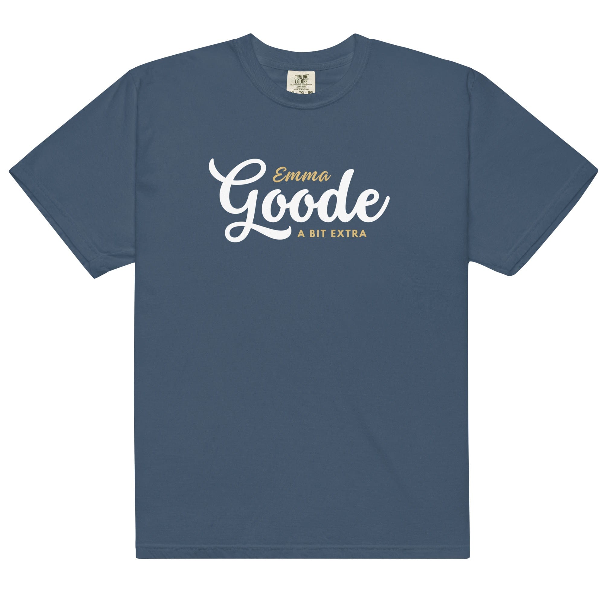 Emma Goode A Bit Extra Tee | Garment-dyed heavyweight cotton Midnight / S Jolly & Goode