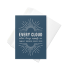 Every Cloud Silver Lining Supply Co. Greeting Card 5″×7″ Jolly & Goode