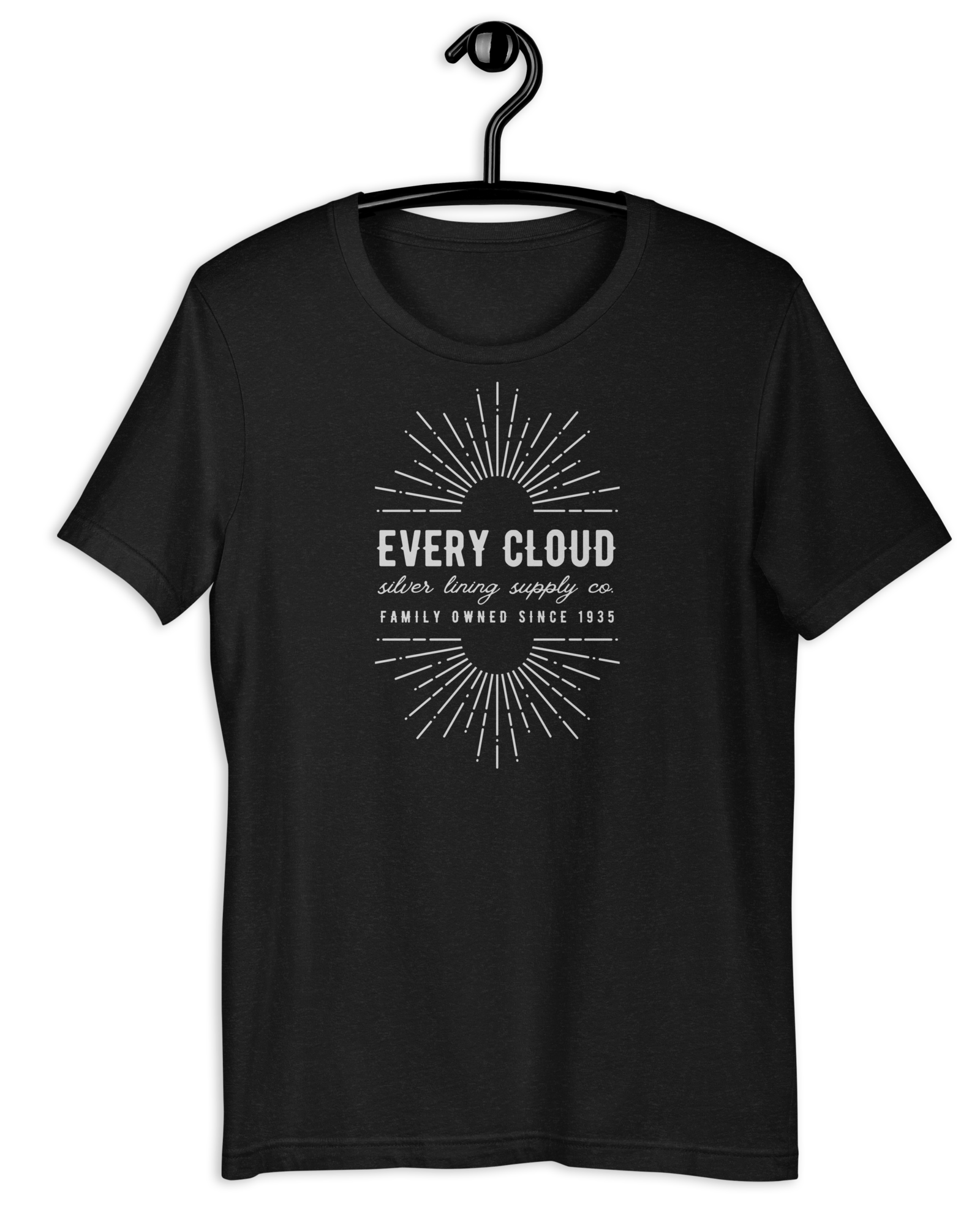 Every Cloud Silver Lining Supply Co. T-shirt Black Heather / XS Jolly & Goode