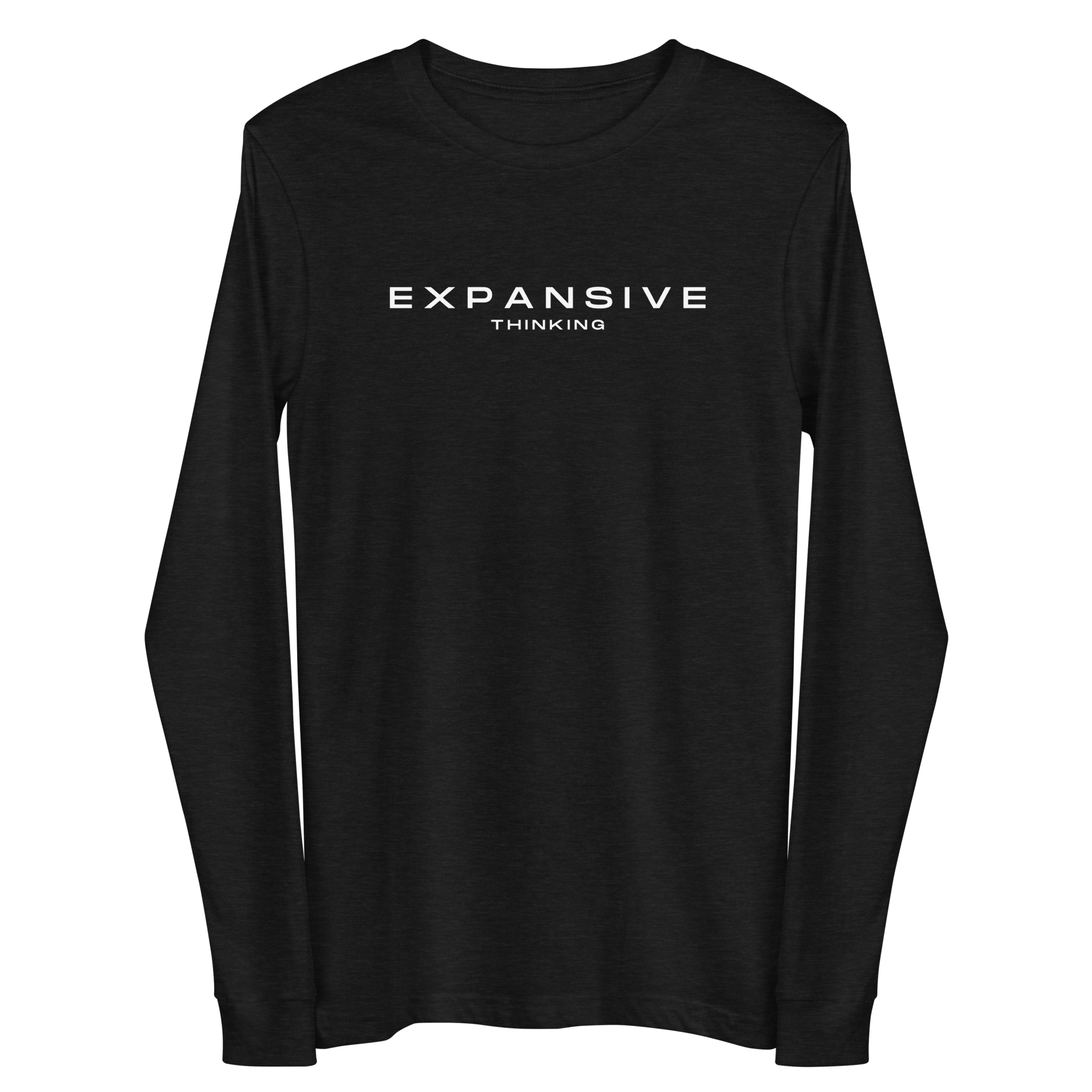 Expansive Thinking Long-Sleeve Shirt Black Heather / XS long sleeve shirts Jolly & Goode