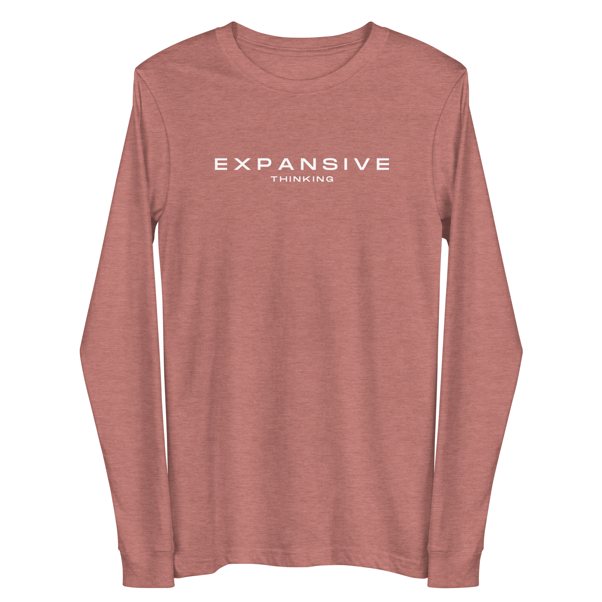 Expansive Thinking Long-Sleeve Shirt Heather Mauve / XS long sleeve shirts Jolly & Goode