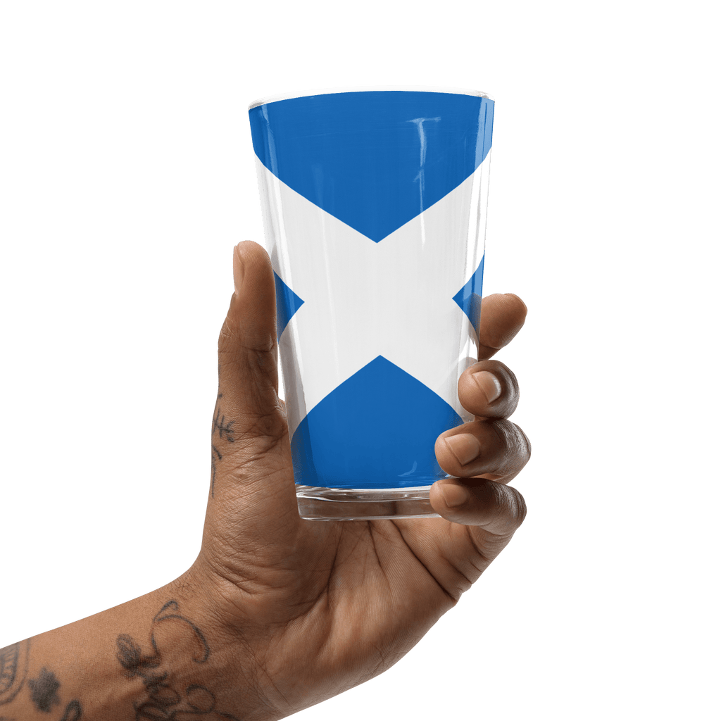 Flag of Scotland Pint Glass Pint Glass Jolly & Goode
