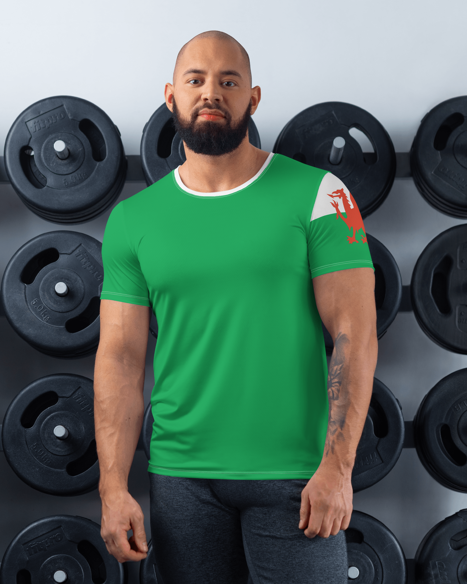 Flag of Wales | Men's Workout Shirt men's athletic shirts Jolly & Goode