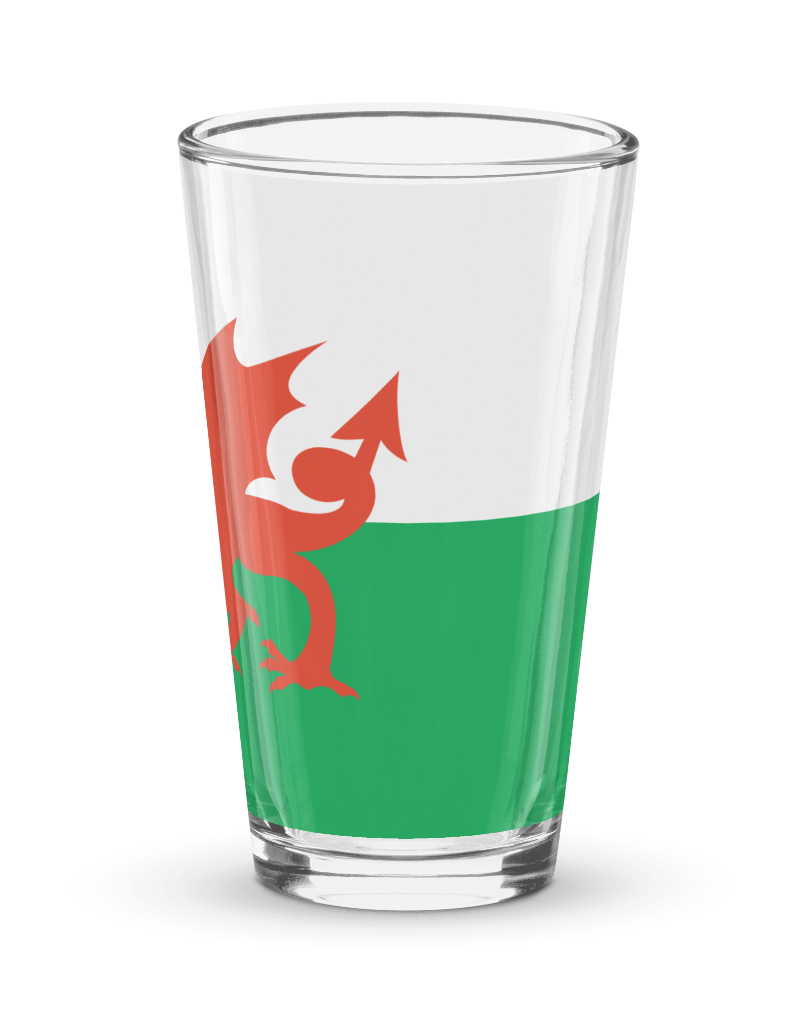 Flag of Wales Pint Glass Pint Glass Jolly & Goode